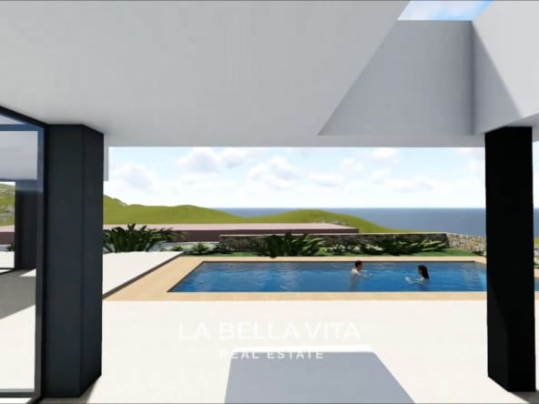 New Build Luxury bespoke villa LUMINARE with sea view for sale in Balcon de Finestrat, Benidorm, Alicante