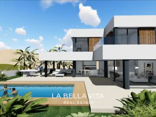 New Build Luxury bespoke villa LUMINARE with sea view for sale in Balcon de Finestrat, Benidorm, Alicante