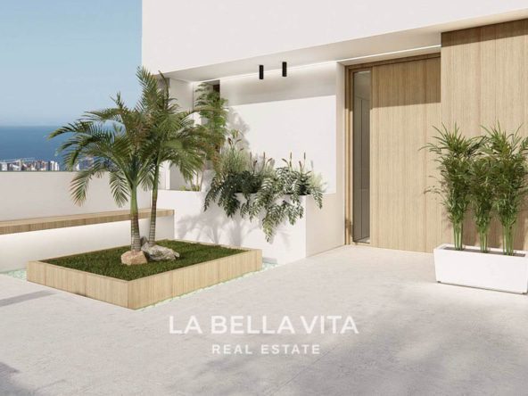 11 exquisite New Build Villas with Sea View, private pool and garage for sale in Finestrat, Alicante, Spain