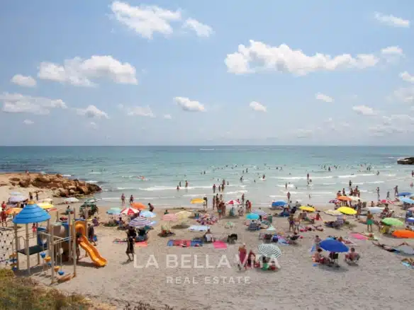 New Build frontline beach Apartments with sea view for sale in Punta Prima, Orihuela Costa