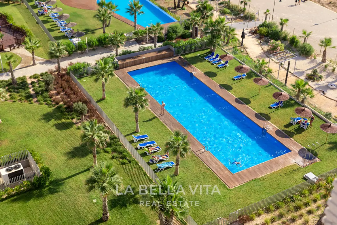 New Build frontline beach Apartments with sea view for sale in Punta Prima, Orihuela Costa
