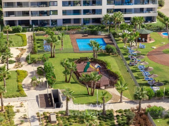 New Build frontline beach Apartments with sea view for sale in Punta Prima, Orihuela Costa