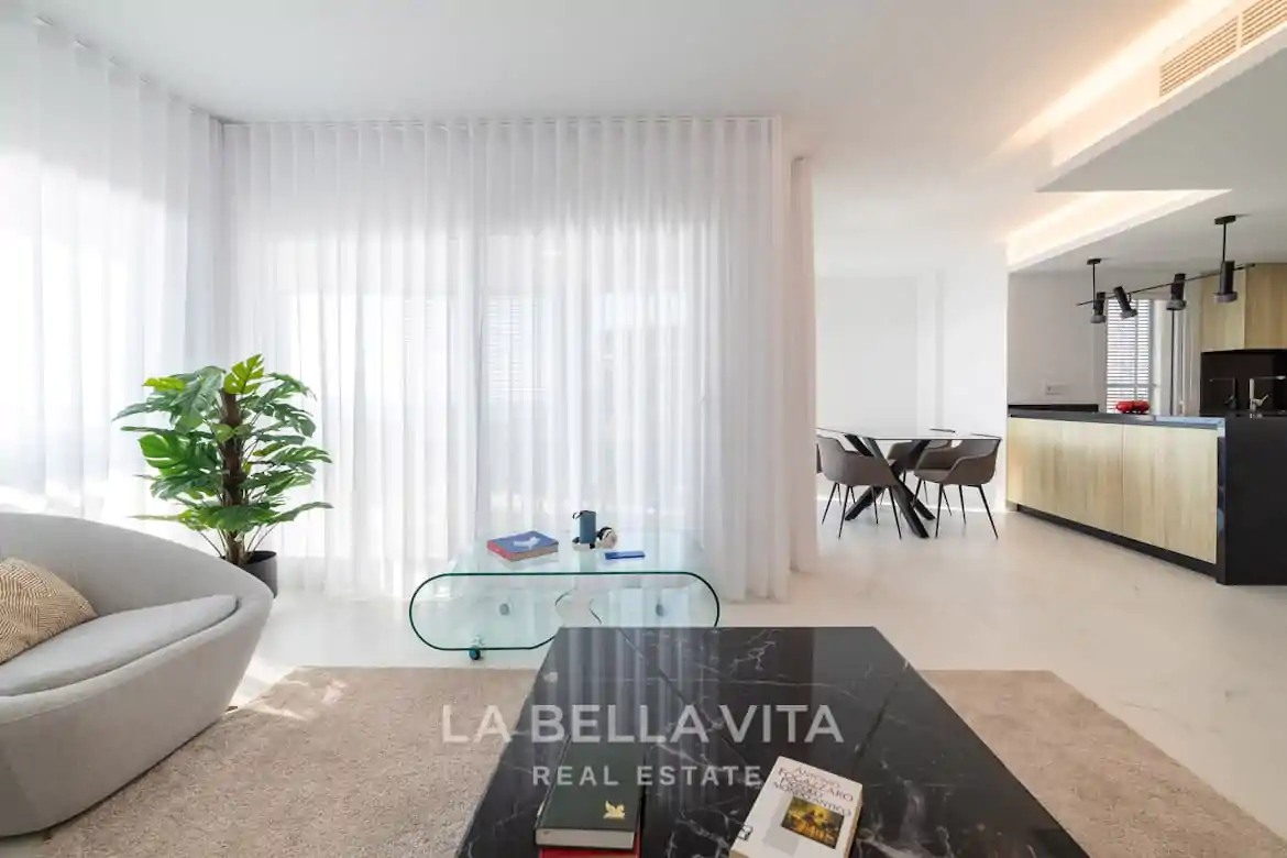 New Build frontline beach Apartments with sea view for sale in Punta Prima, Orihuela Costa