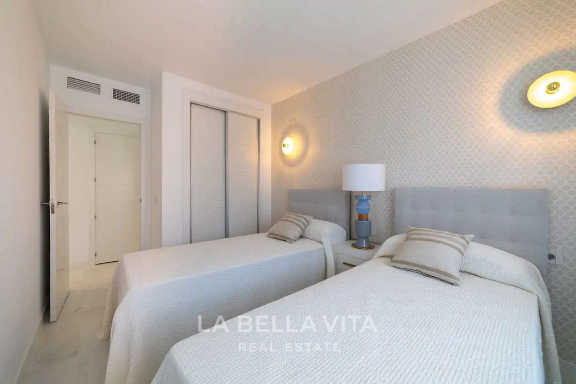 New Build frontline beach Apartments with sea view for sale in Punta Prima, Orihuela Costa