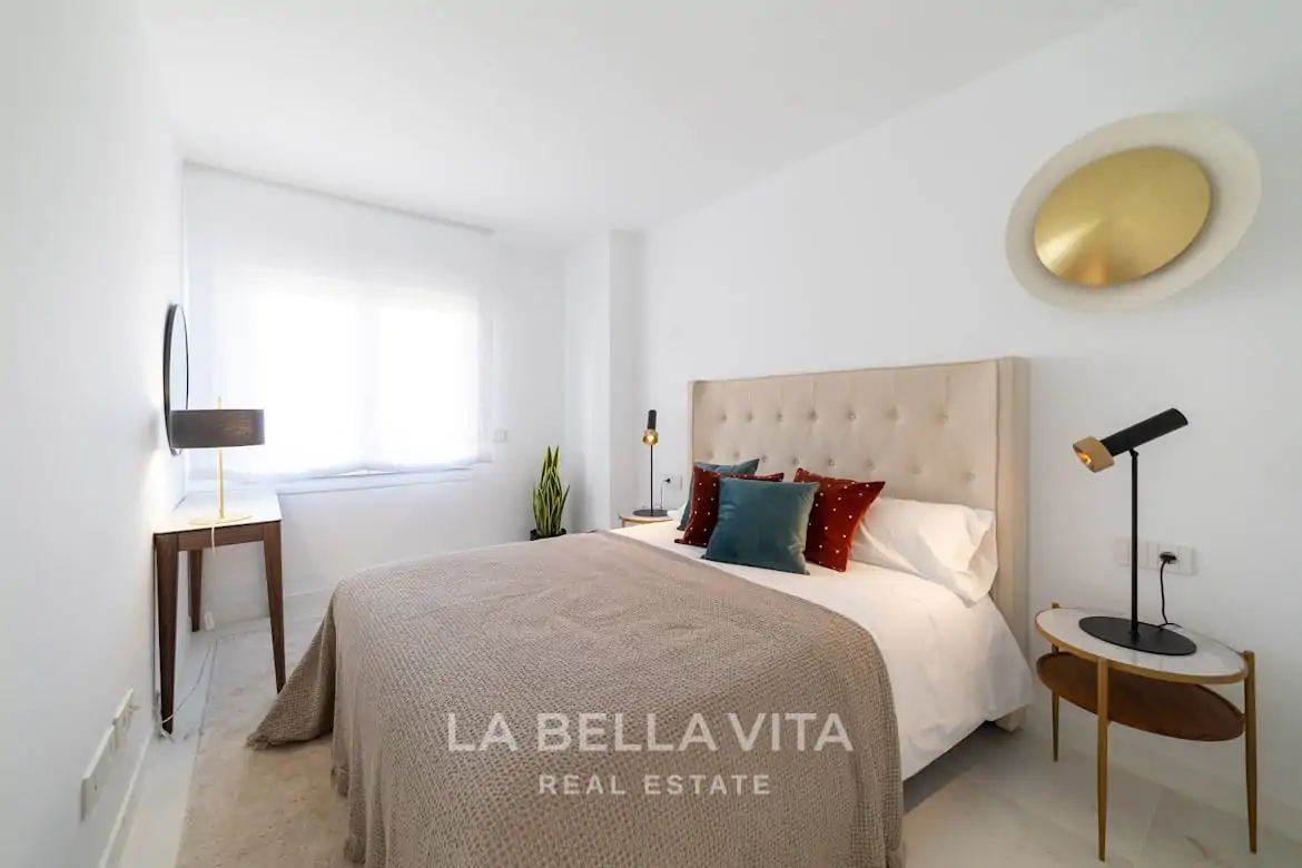 New Build frontline beach Apartments with sea view for sale in Punta Prima, Orihuela Costa