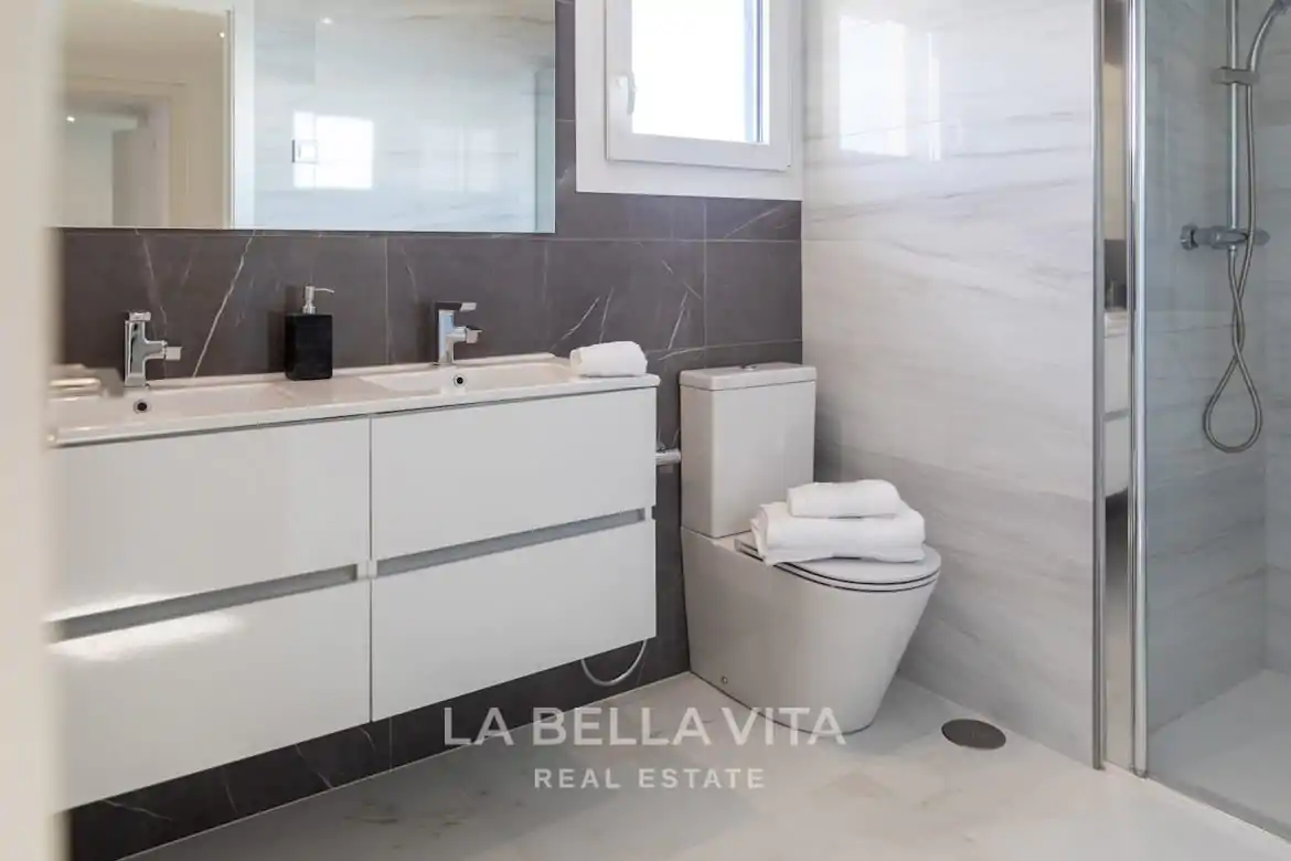 New Build frontline beach Apartments with sea view for sale in Punta Prima, Orihuela Costa