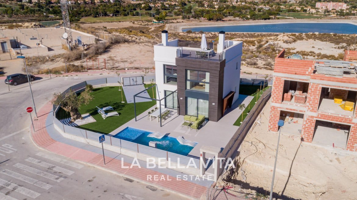 New Build properties with sea views for sale in Muchamiel, Alicante