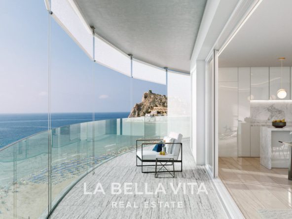 Luxury Frontline Beach Apartments with Breathtaking Sea Views for sale in Delfin Tower, Benidorm, Alicante