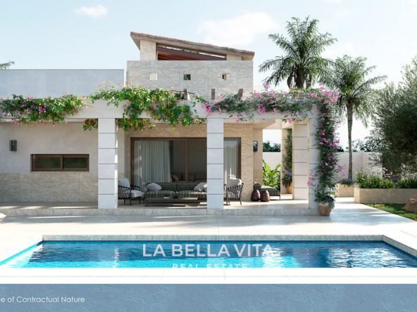 Mediterranean villa of new construction for sale in Ciudad Quesada