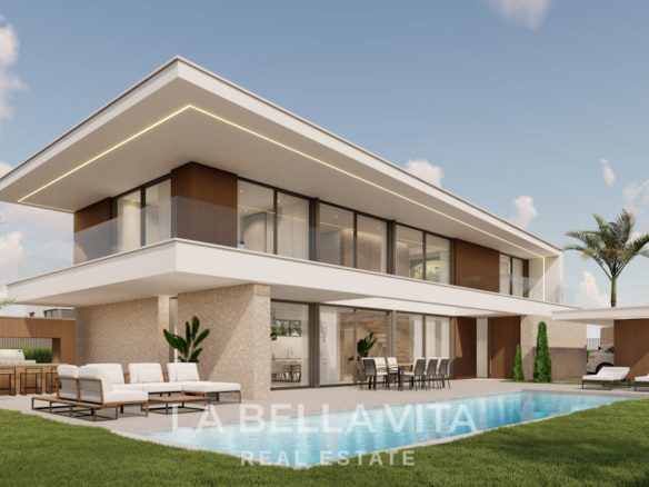 New Build Luxury Villa For Sale in Cabo Roig, Orihuela Costa, Alicante, walking distance to the beach