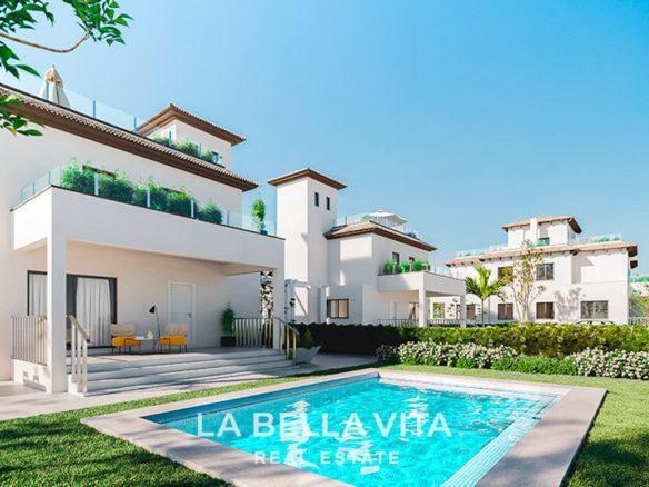 New Build mediterranean Villa walking distance to the beach in La Marina, Alicante