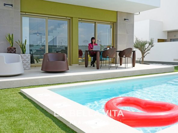 Modern New Build villas with private pool for sale in Vistabella Golf, Orihuela, Alicante