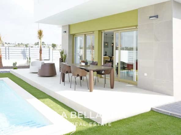 Modern New Build villas with private pool for sale in Vistabella Golf, Orihuela, Alicante