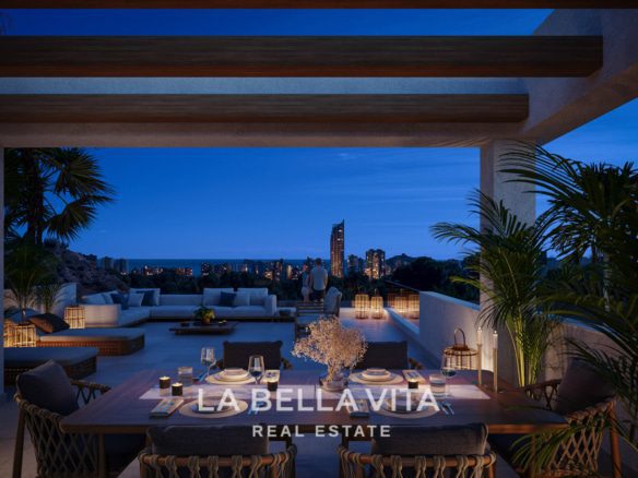 12 New Build Properties with pool and sea view for sale in Balcón de Finestrat