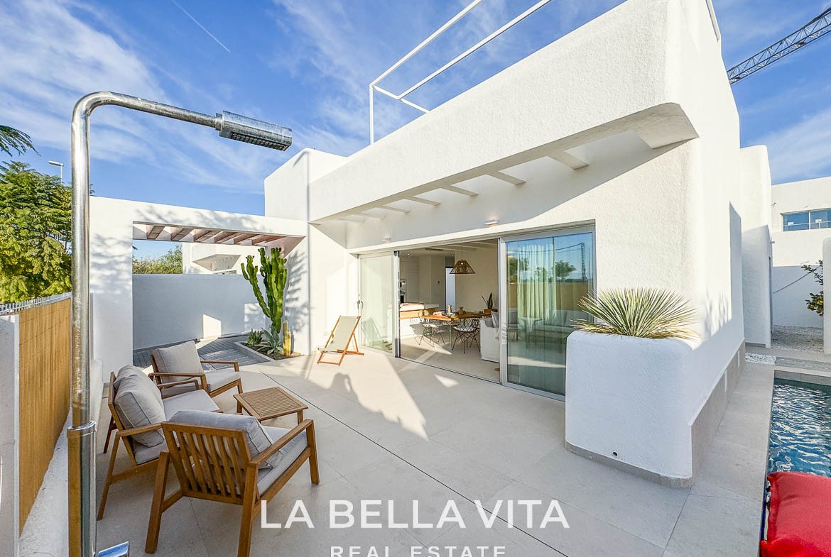 New Build Ibiza-style property for sale in San Fulgencio, Costa Blanca South