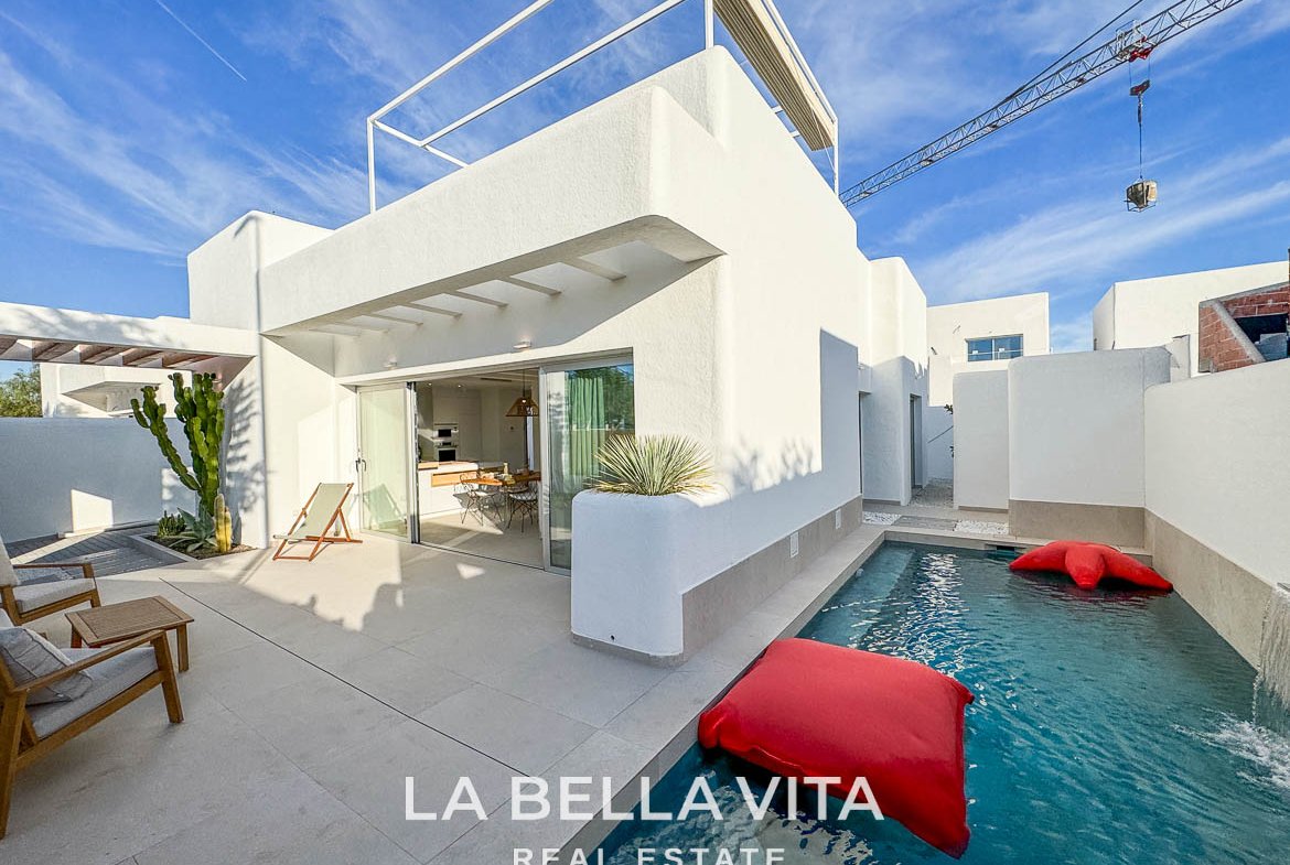 New Build Ibiza-style property for sale in San Fulgencio, Costa Blanca South