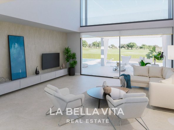 Luxury Frontline Golf Property for sale in Altaona golf course, Murcia, Spain