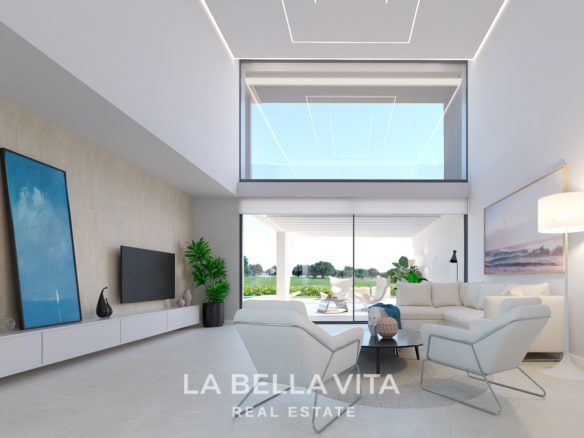 Luxury Frontline Golf Property for sale in Altaona golf course, Murcia, Spain