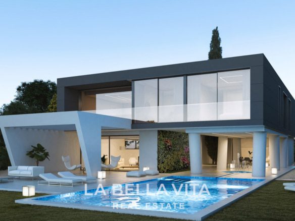 Luxury Frontline Golf Property for sale in Altaona golf course, Murcia, Spain