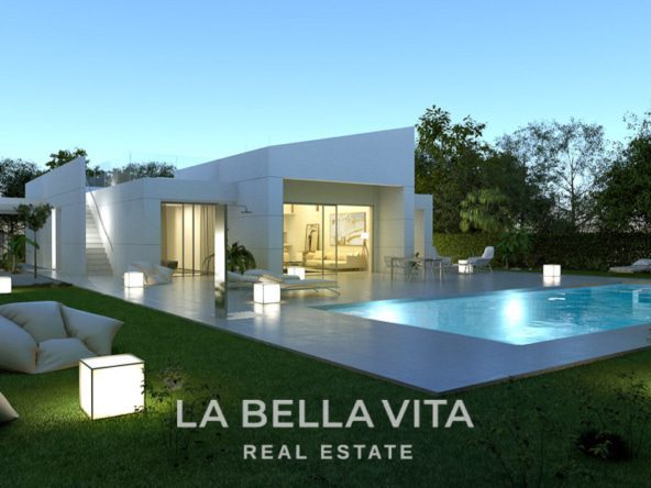 Modern Golf Villa on one level for sale in Altaona, Murcia, Spain