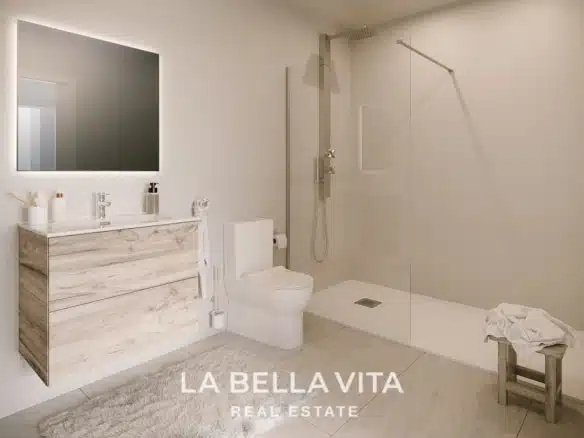 New Build Apartments with sea view, walking distance to the beach for sale in La Mata, Torrevieja