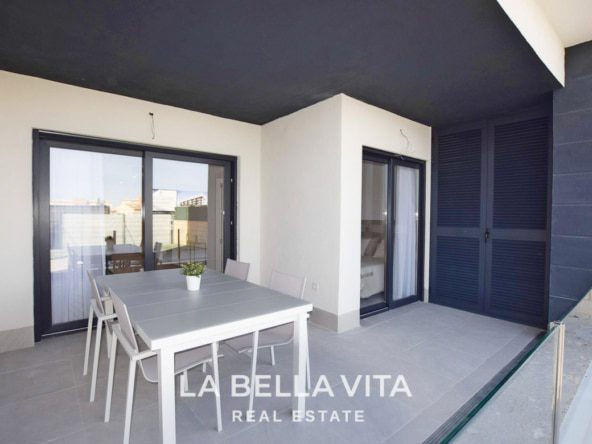 New Build Apartments with sea view, walking distance to the beach for sale in La Mata, Torrevieja