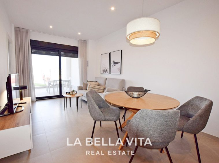 New Build Apartments with sea view, walking distance to the beach for sale in La Mata, Torrevieja