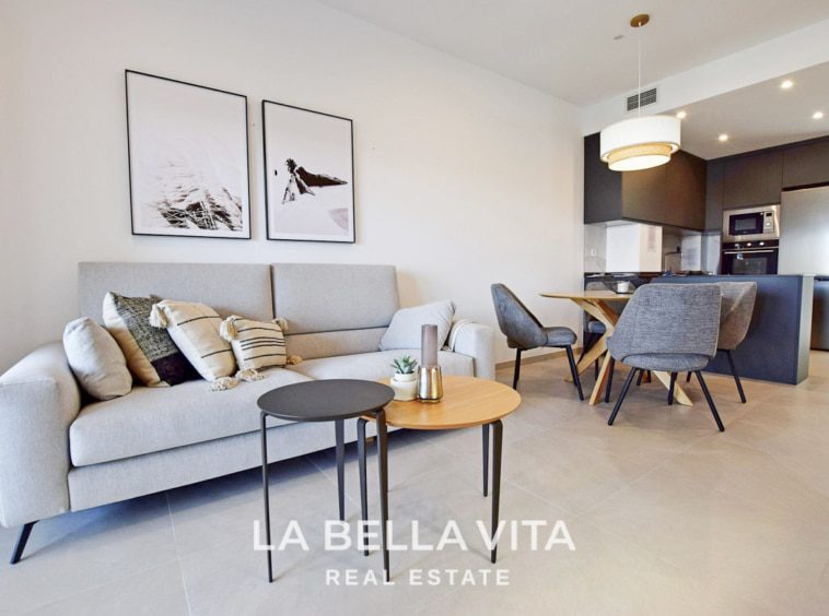 New Build Apartments with sea view, walking distance to the beach for sale in La Mata, Torrevieja