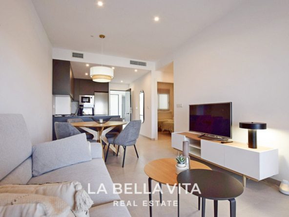 New Build Apartments with sea view, walking distance to the beach for sale in La Mata, Torrevieja