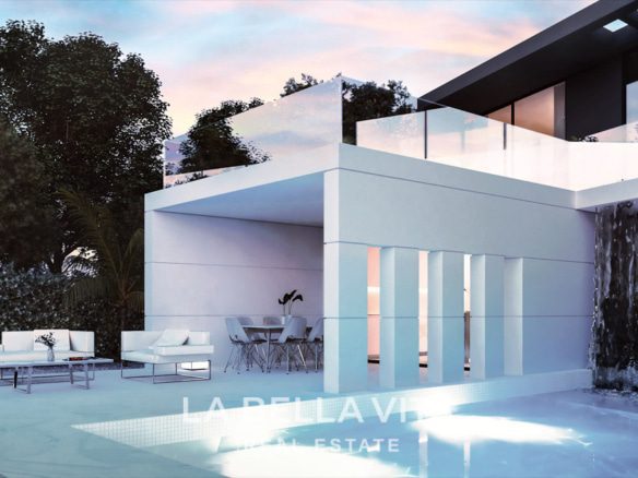 New Build Frontline golf Villa for sale in Altaona Golf & Country Village, Murcia, Spain
