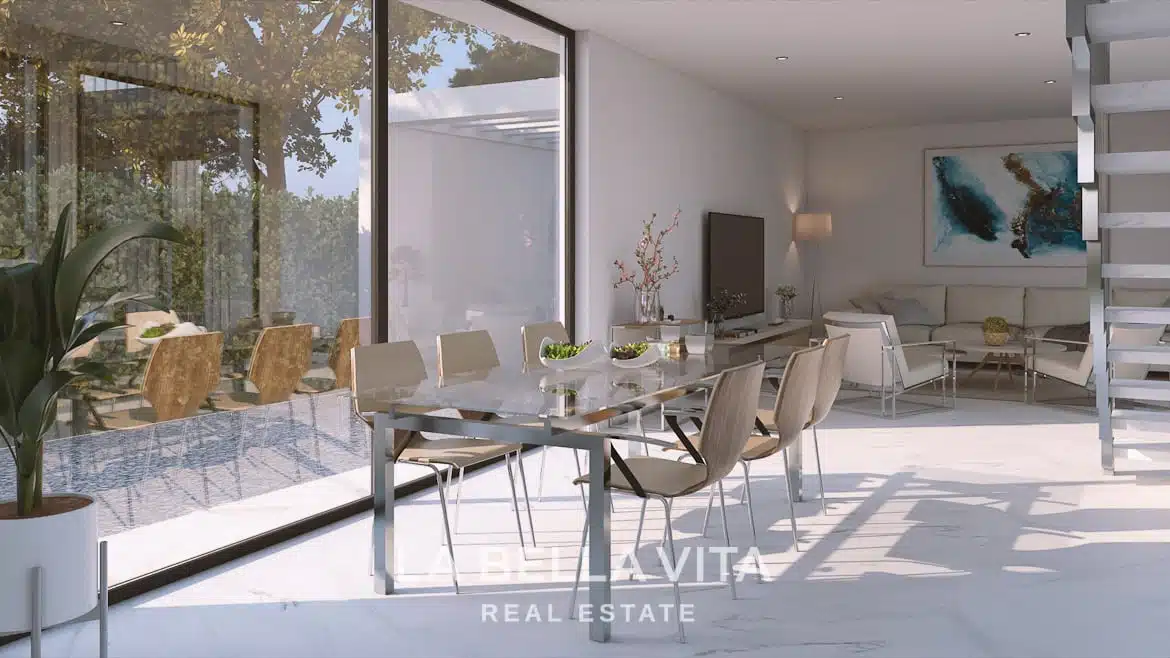 New Build Frontline golf Villa for sale in Altaona Golf & Country Village, Murcia, Spain