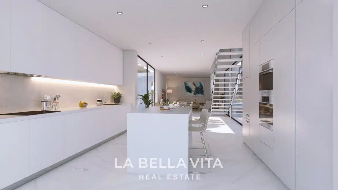 New Build Frontline golf Villa for sale in Altaona Golf & Country Village, Murcia, Spain
