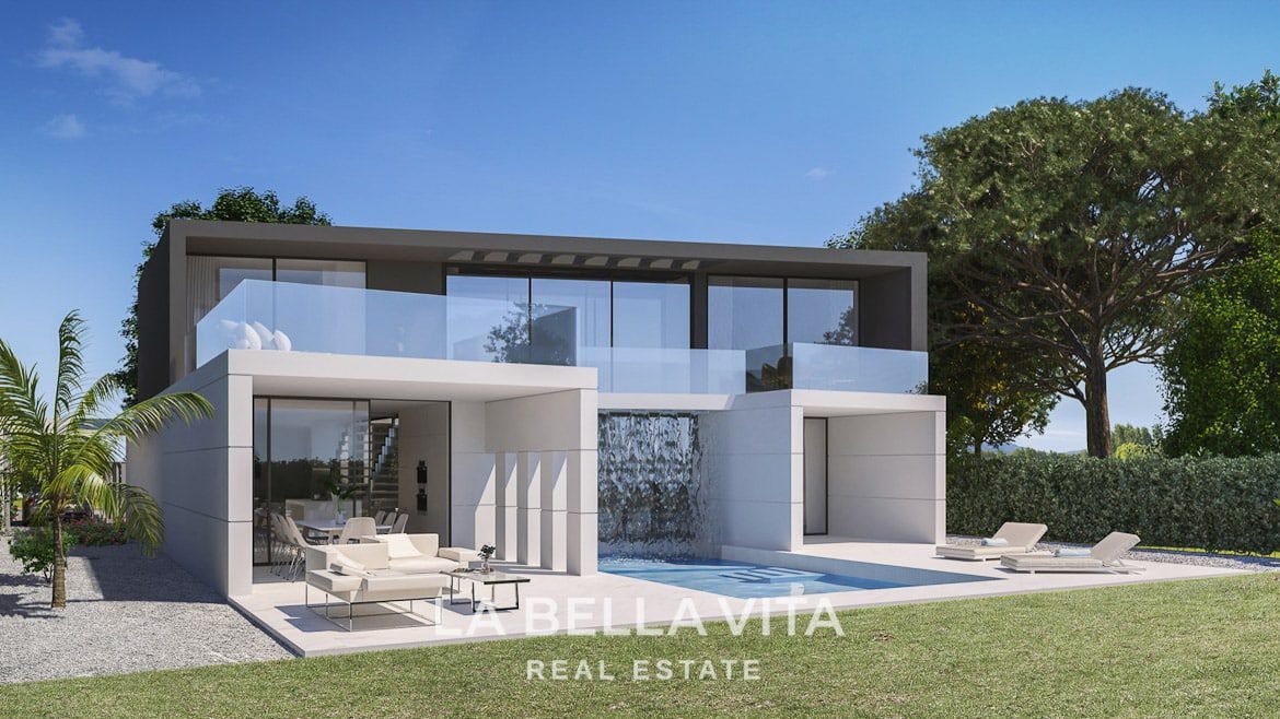 New Build Frontline golf Villa for sale in Altaona Golf & Country Village, Murcia, Spain