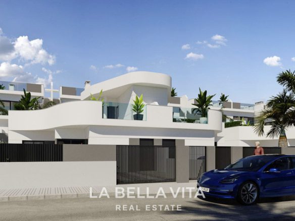 New Build Houses with Private Pool for sale in Los Balcones, Torrevieja, 4 bedrooms