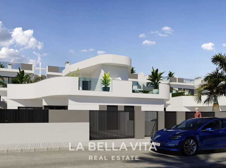 New Build Houses with Private Pool for sale in Los Balcones, Torrevieja, 4 bedrooms