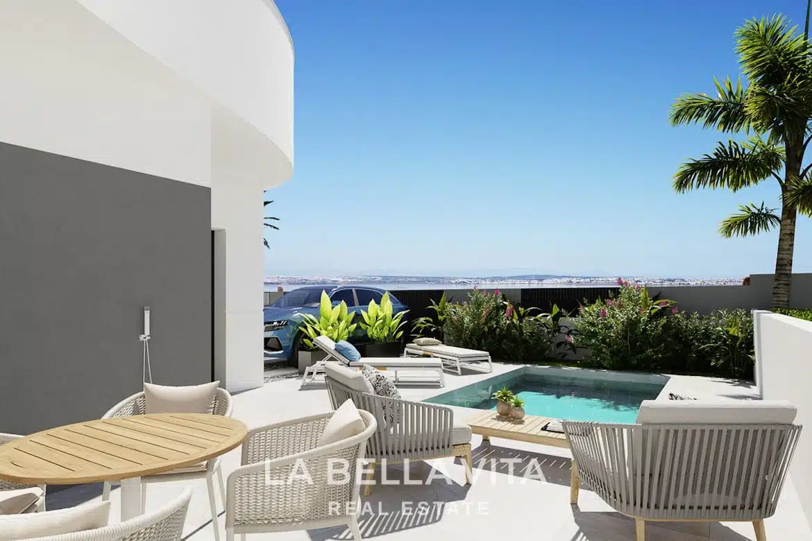 New Build Houses with Private Pool for sale in Los Balcones, Torrevieja