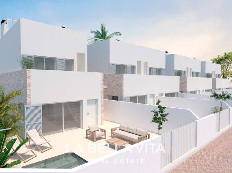 New Build Semi-Detached Properties for sale close to the beach, Playa las Higuericas, Pilar de la Horadada