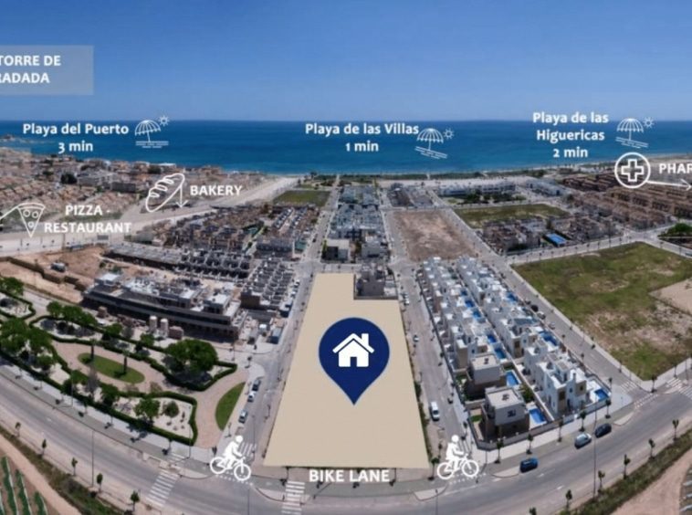 New Build Semi-Detached Properties for sale close to the beach, Playa las Higuericas, Pilar de la Horadada