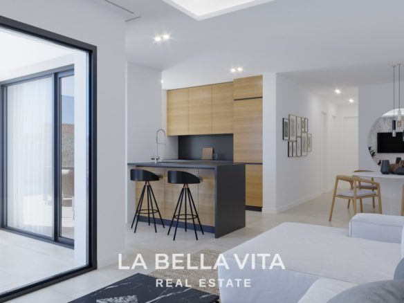 New Build Villas on one level for sale in Finestrat, Alicante