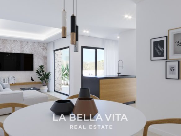 New Build Villas on one level for sale in Finestrat, Alicante