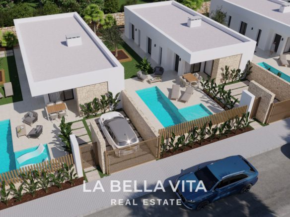 New Build Villas on one level for sale in Finestrat, Alicante