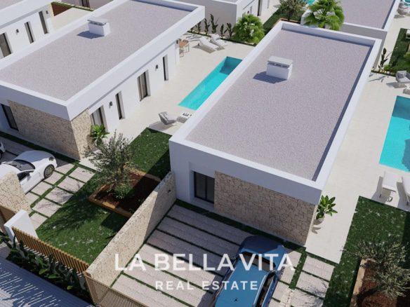 New Build Villas on one level for sale in Finestrat, Alicante