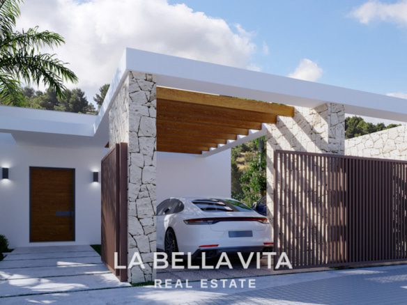 New Build Villas on one level for sale in Finestrat, Alicante