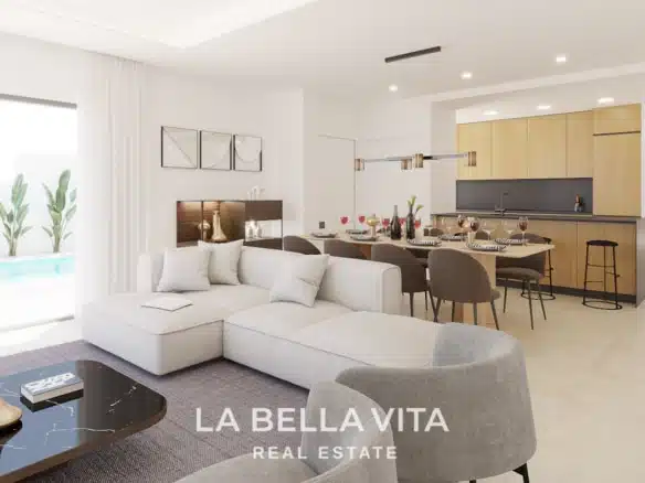 New Build Villas on one level for sale in Finestrat, Alicante