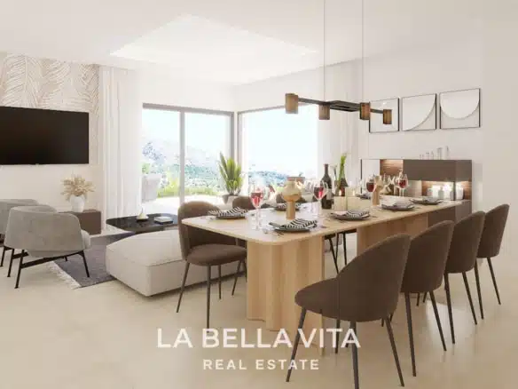 New Build Villas on one level for sale in Finestrat, Alicante