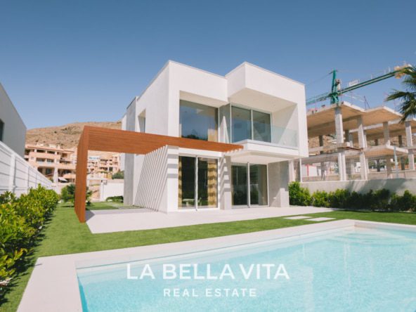 11 New Build Villas with private pool for sale in Sierra Cortina, Finestrat