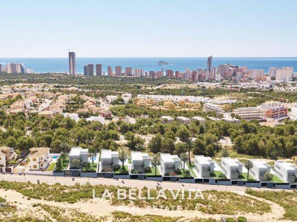 11 New Build Villas with private pool for sale in Sierra Cortina, Finestrat