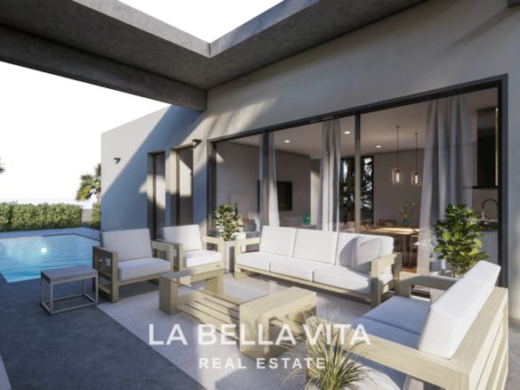 Villa of new construction with private pool for sale in Altaona Golf, Murcia