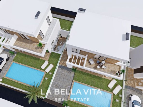 Villas with private pool of new construction for sale in Finestrat, Costa Blanca North