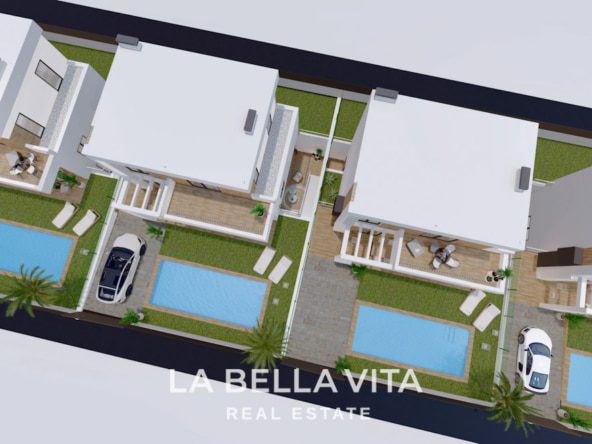 Villas with private pool of new construction for sale in Finestrat, Costa Blanca North